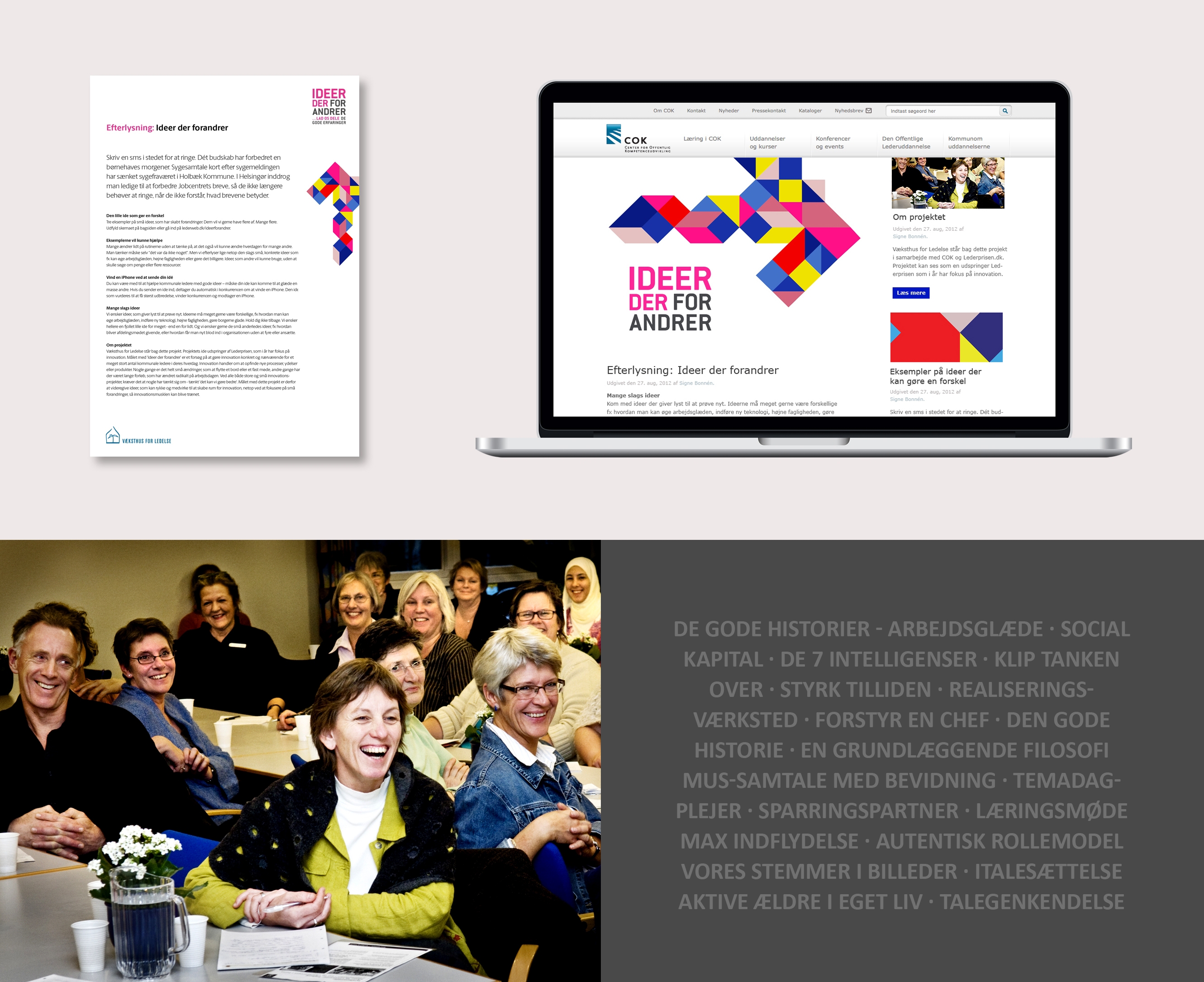 Kampagnedesign for Væksthus for ledelse