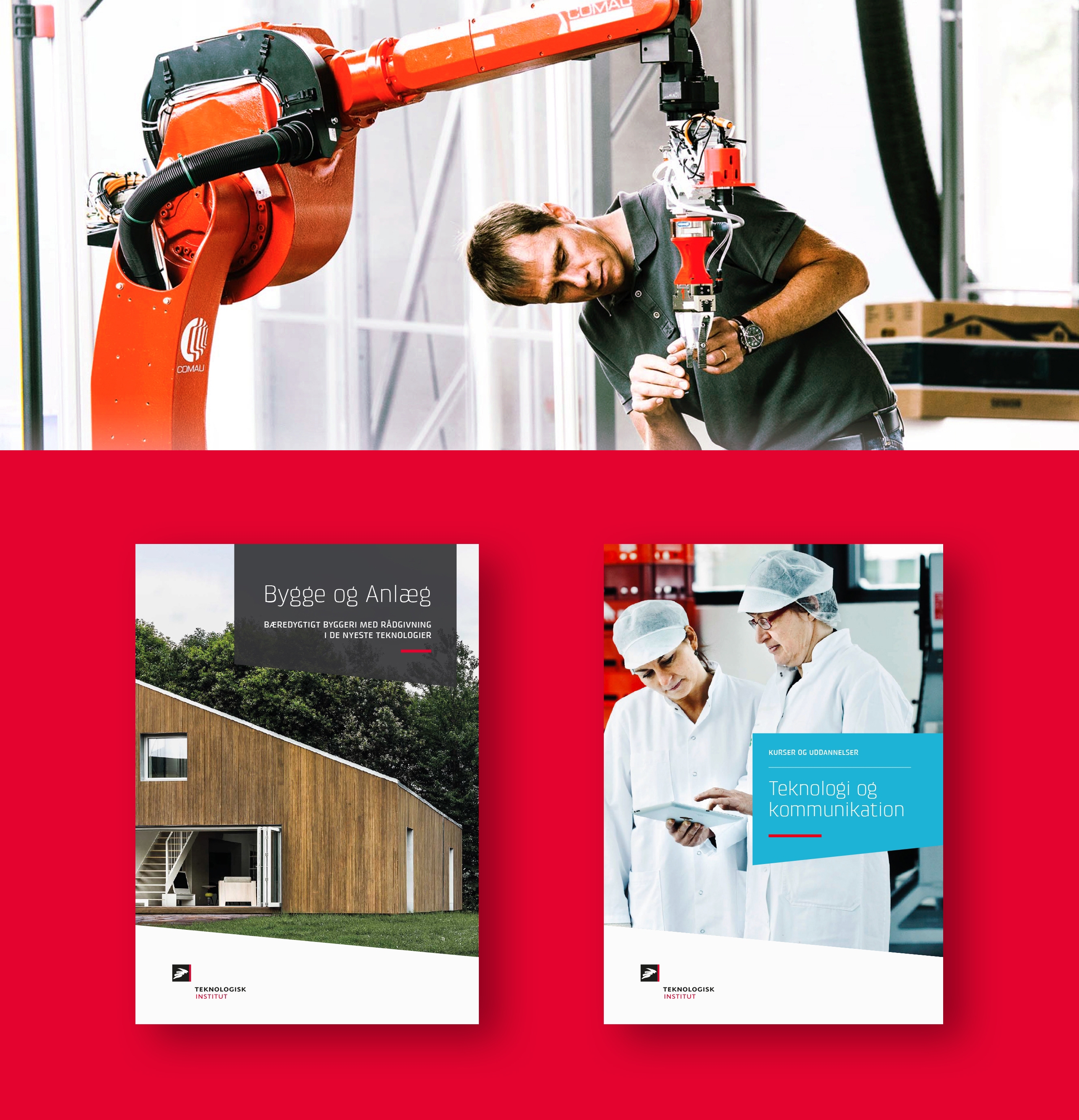 Brochure design for Teknologisk Institut